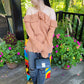 Camel/Tan Halter Off Shoulder Top