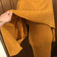 Mustard 2pcs Dress and Shawl
