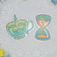 2 PCS - Glossy Die Cut Sticker Pack