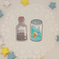 2 PCS - Glossy Die Cut Sticker Pack