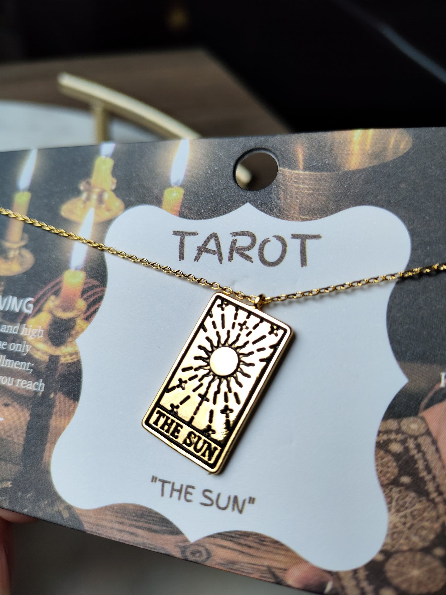 Tarot Necklaces - Gold Dipped