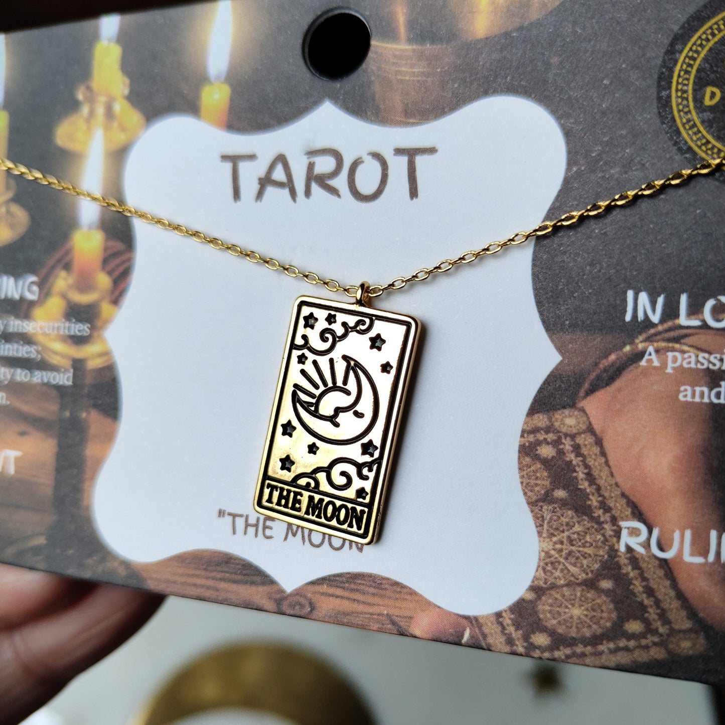 Tarot Necklaces - Gold Dipped