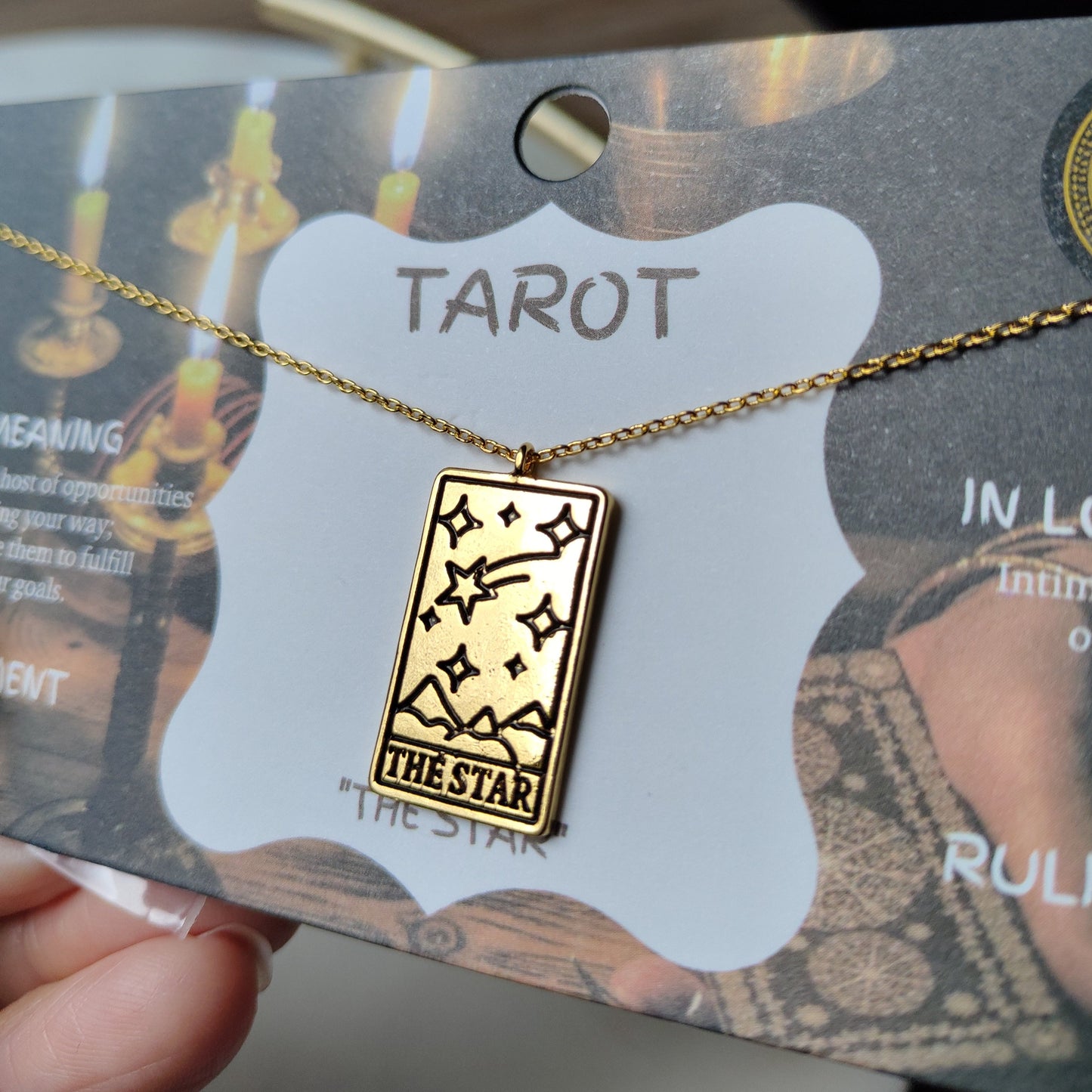 Tarot Necklaces - Gold Dipped