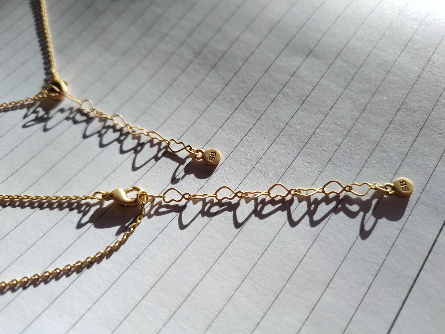 Molecule Necklace - 14k Gold Plated