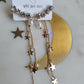Star Tassel Hanging Cuff Earrings