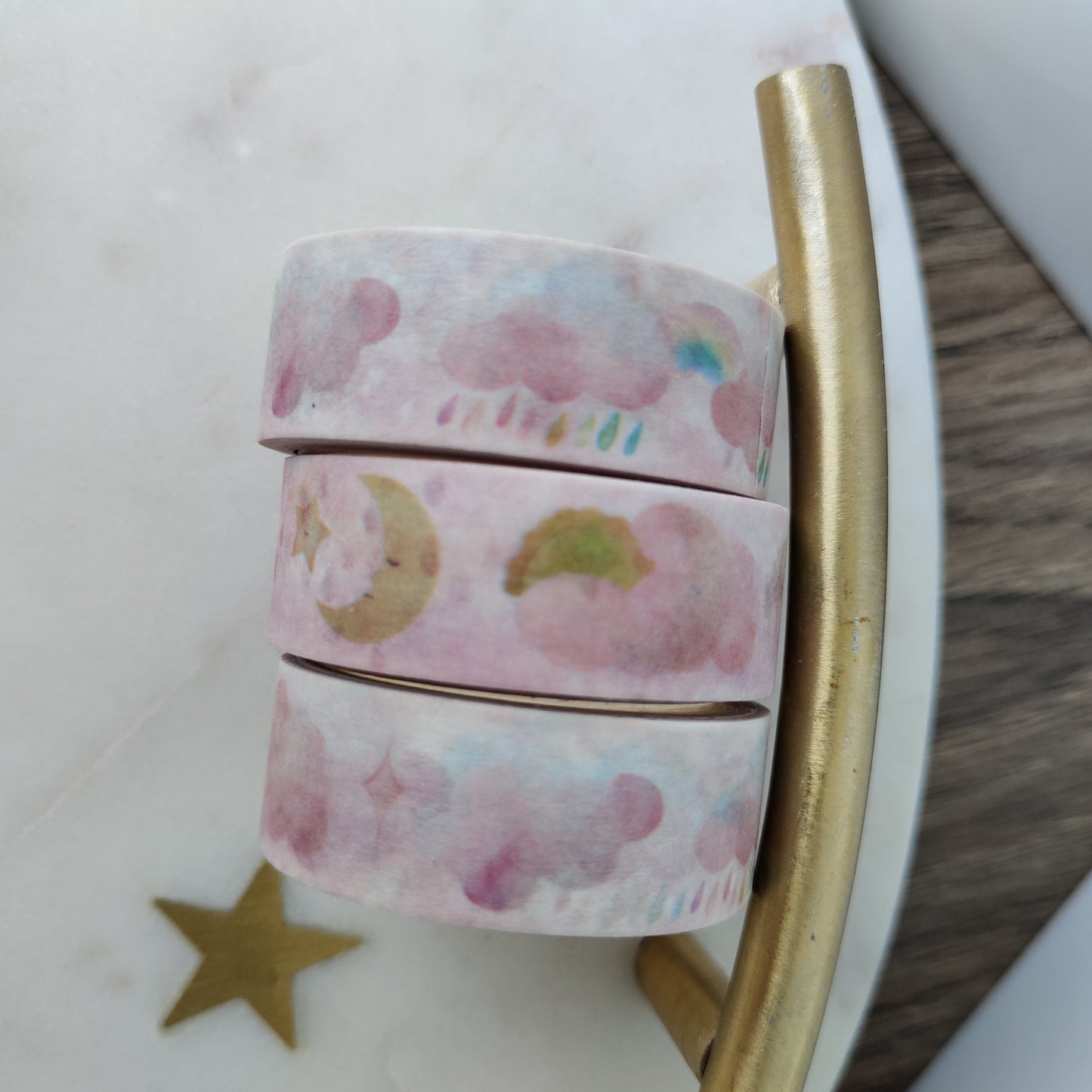 Watercolor Clouds Washi Tape - Single PCS