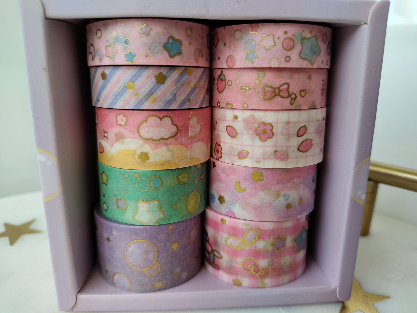 Washi Tape Sets - 10 Rolls