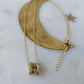 Round Pendant Necklace - Gold Plated