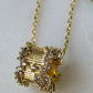 Round Pendant Necklace - Gold Plated