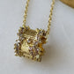 Round Pendant Necklace - Gold Plated