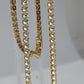 Tennis Chain Necklace - 18k Gold Plated