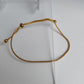 Adjustable Bracelet/Anklet - Gold Plated