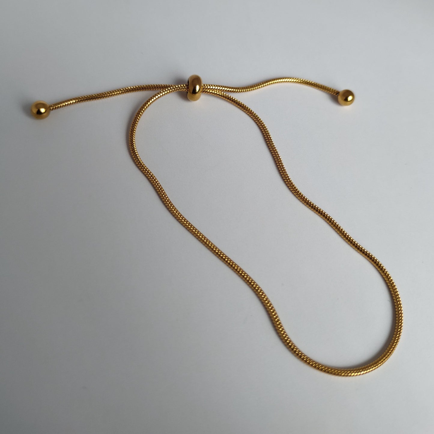 Adjustable Bracelet/Anklet - Gold Plated