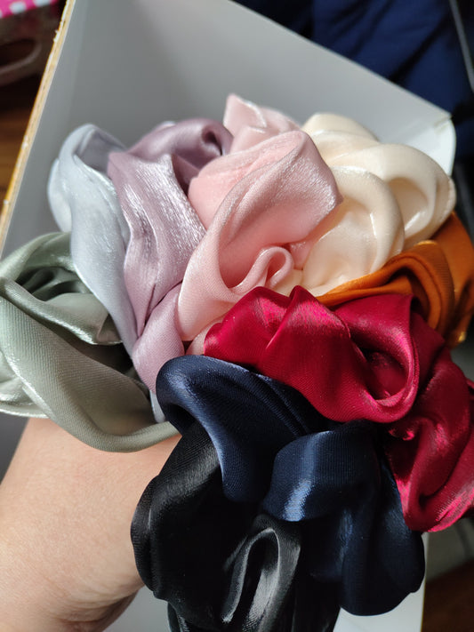 Silky/Chiffon Scrunchies