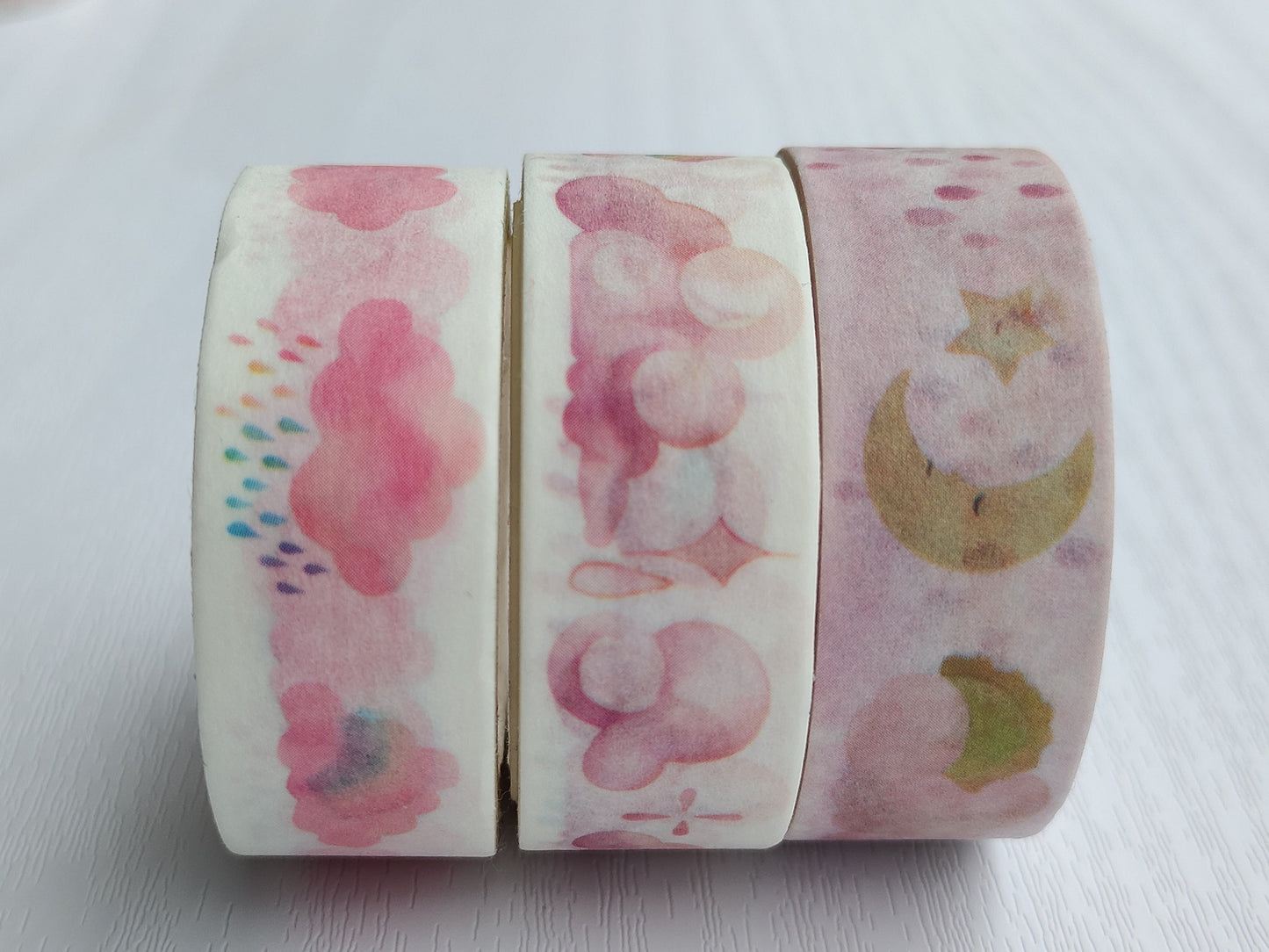 Watercolor Clouds Washi Tape - Single PCS