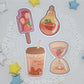 4 PCS - Glossy Die Cut Sticker Pack
