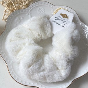 Faux Fur Schrunchies