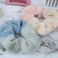 Faux Fur Two Color Scrunchies